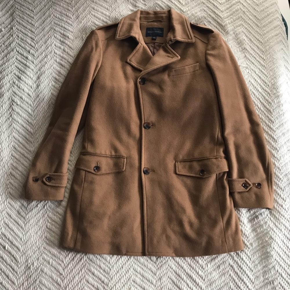 Men’s Banana Republic Wool Blend Coat Size M